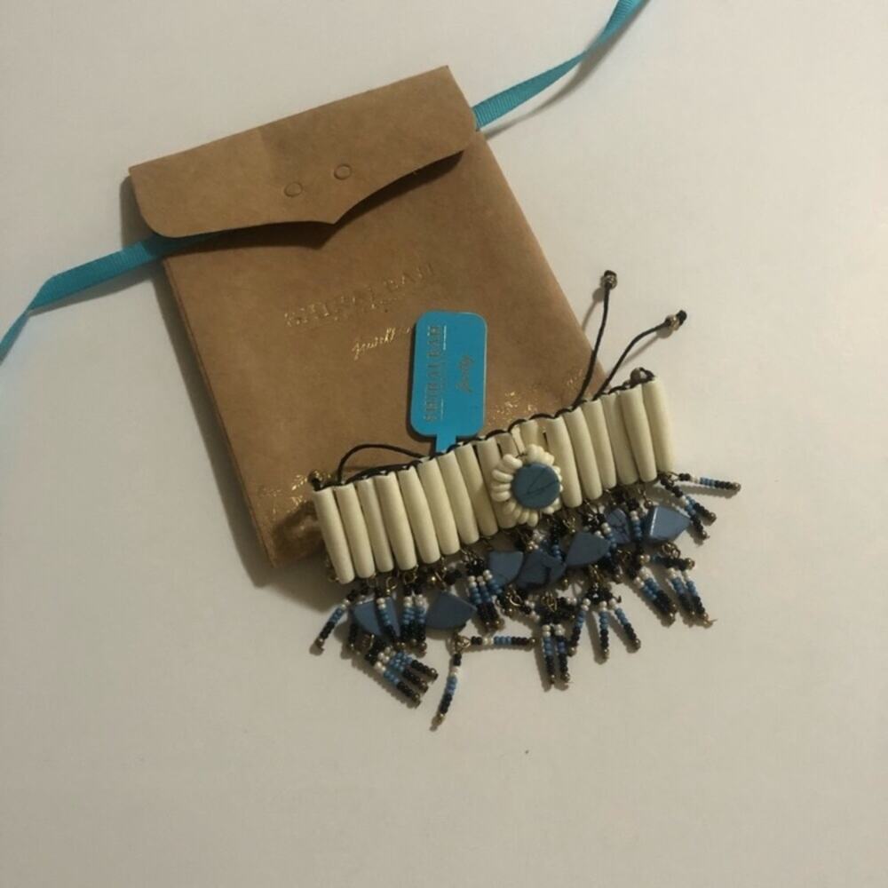 Shiraleah Chicago jewelry - Anthropologie - Janelle bracelet in ivory beaded NEW